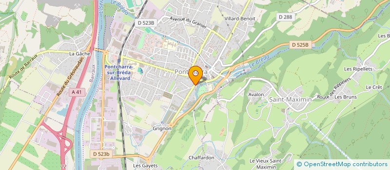 localisation de l'entreprise NOURRISSONS DE NOUVEAUX LIENS  PONTCHARRA