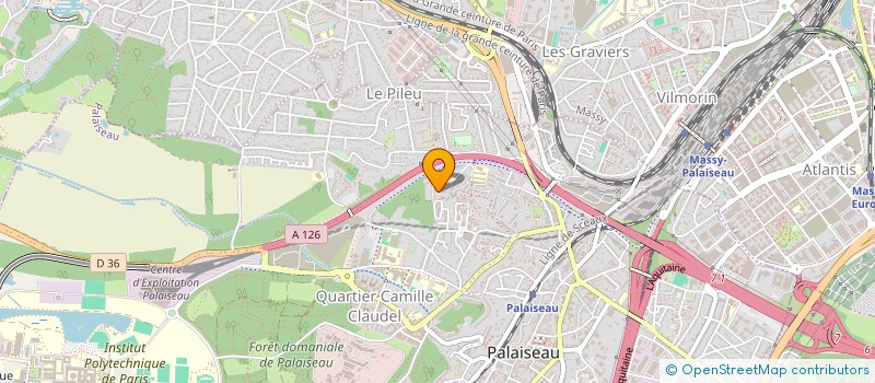 localisation de l'entreprise NOURRITEC à PALAISEAU