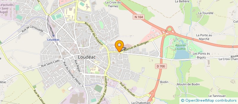 localisation de l'entreprise NOURRY ALAIN à LOUDEAC