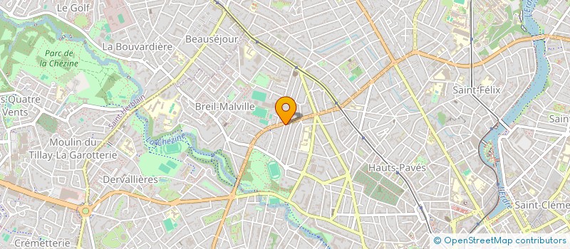 localisation de l'entreprise NOURRY-LANGLOIS  NANTES