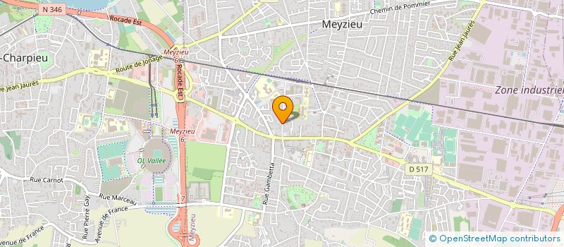 localisation de l'entreprise NOURS  MEYZIEU