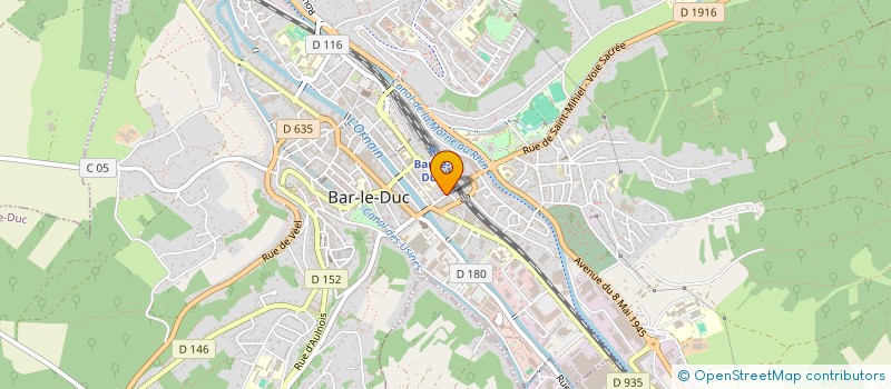 localisation de l'entreprise NOURYAS COIFFURE  BAR-LE-DUC