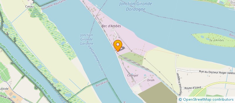 localisation de l'entreprise NOURYON CHEMICALS FRANCE SAS  AMBES