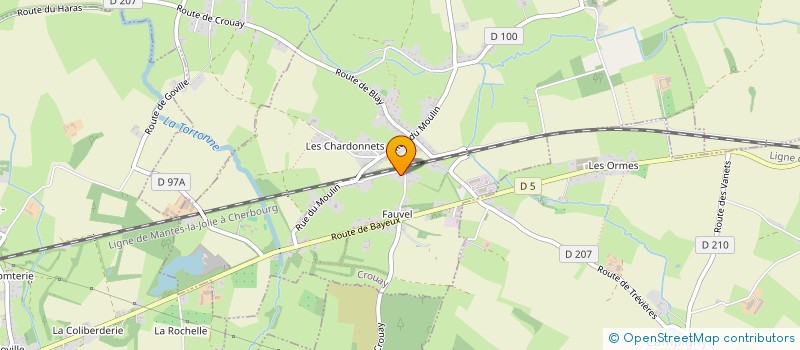 localisation de l'entreprise NOUS 2  CROUAY