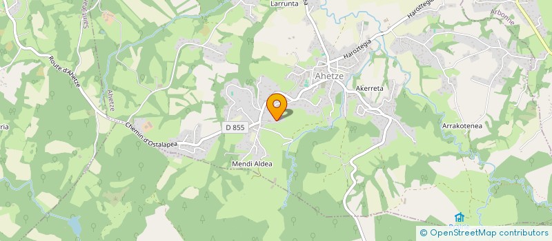 localisation de l'entreprise NOUS 5  AHETZE