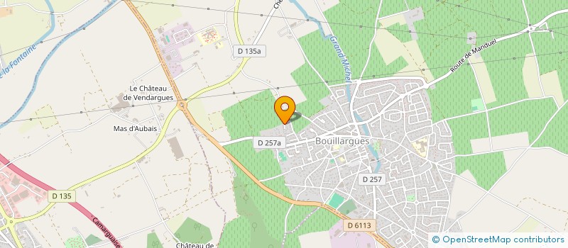 localisation de l'entreprise NOUS 8  BOUILLARGUES