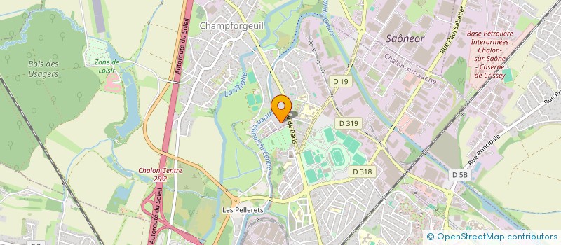 localisation de l'entreprise NOUS  CHAMPFORGEUIL