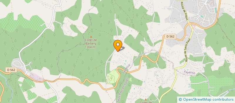 localisation de l'entreprise NOUS  FAYENCE