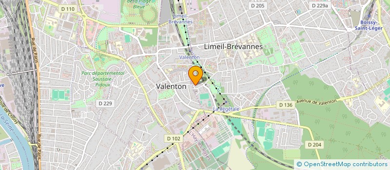 localisation de l'entreprise NOUS AUSSI - BANLIEUE EN MOUVEMENT  LIMEIL-BREVANNES