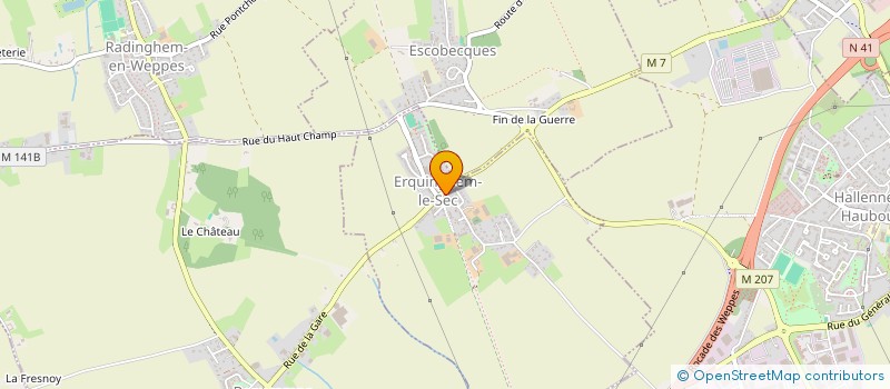 localisation de l'entreprise NOUS AVONS TOUS UN ROLE ESSENTIEL à ERQUINGHEM-LE-SEC