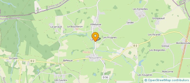 localisation de l'entreprise NOUS BELLES ETINCELLES à NOUZIERS