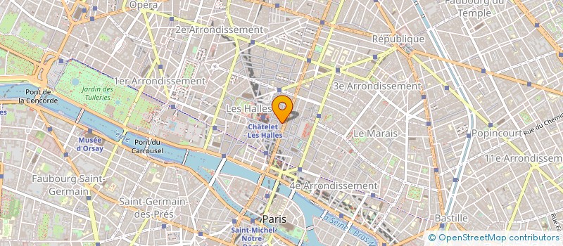 localisation de l'entreprise NOUS CINQ à PARIS