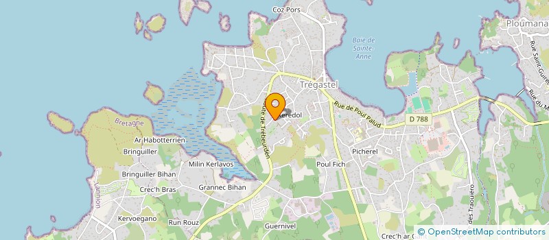 localisation de l'entreprise NOUS CITOYENS DE BRETAGNE à TREGASTEL