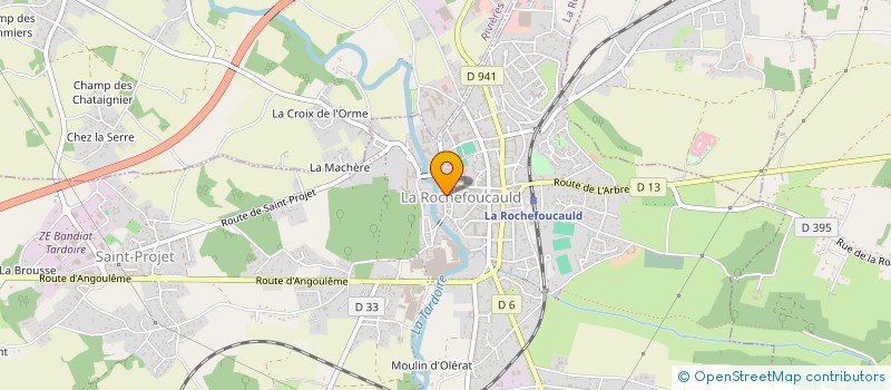 localisation de l'entreprise NOUS D'ABORD  LA ROCHEFOUCAULD-EN-ANGOUMOIS