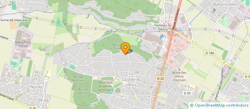 localisation de l'entreprise NOUS DEUX à LA VILLE-DU-BOIS