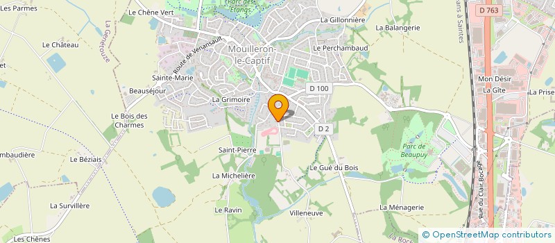 localisation de l'entreprise NOUS ENTREPRENONS à MOUILLERON-LE-CAPTIF