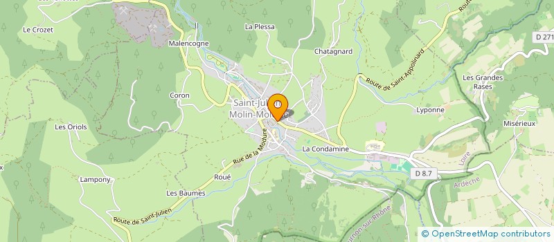 localisation de l'entreprise NOUS ET LE VILLAGE  SAINT-JULIEN-MOLIN-MOLETTE