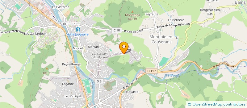 localisation de l'entreprise NOUS, LES AINES DU MARSAN à SAINT-LIZIER