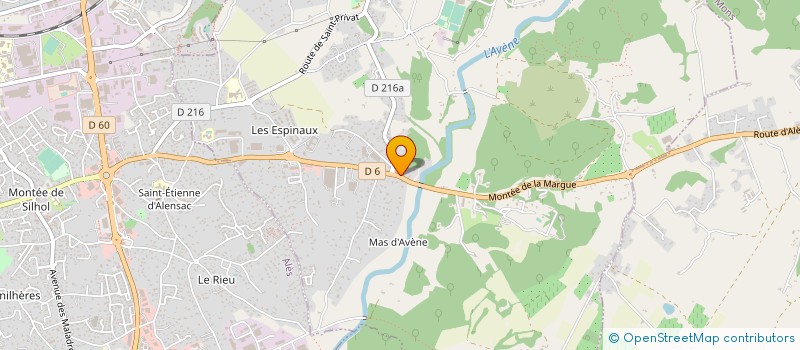 localisation de l'entreprise NOUS LES FEMMES  SAINT-PRIVAT-DES-VIEUX