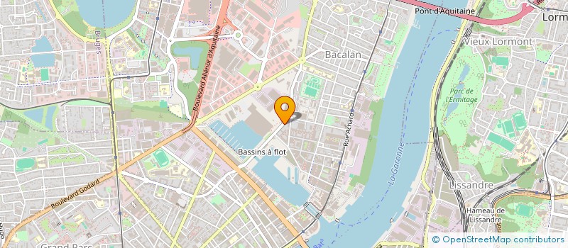 localisation de l'entreprise NOUS LES GENS  LE BOUSCAT