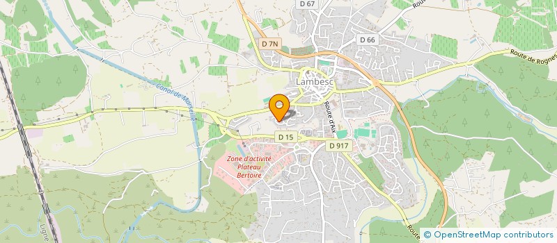 localisation de l'entreprise NOUS LES GOURMETS  LAMBESC