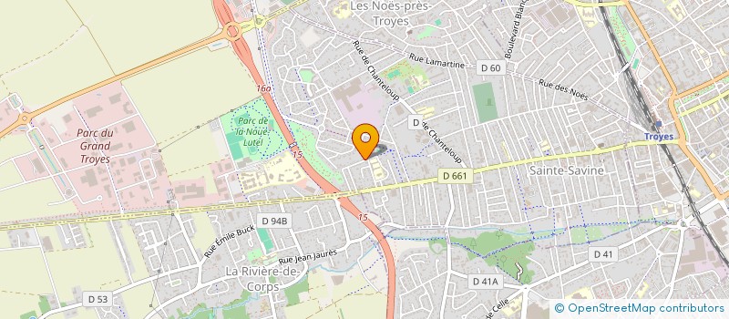 localisation de l'entreprise NOUS MUSIC FRANCE  SAINTE-SAVINE