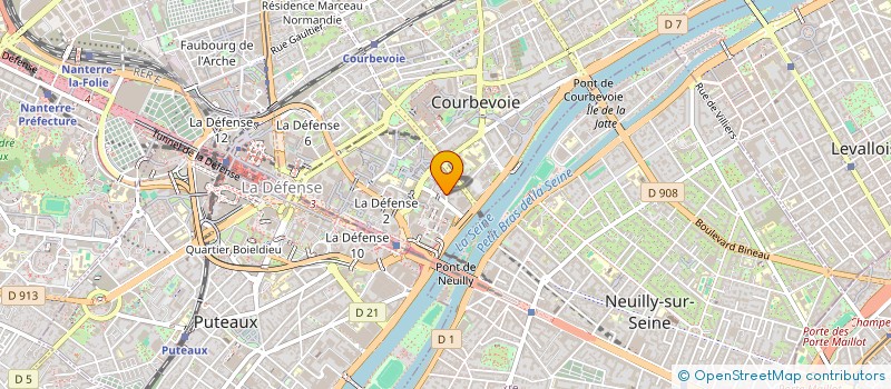 localisation de l'entreprise NOUS PARLE PAS D'AGE à COURBEVOIE