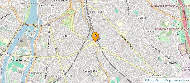 localisation de l'entreprise NOUS POUR VOUS à TOULOUSE