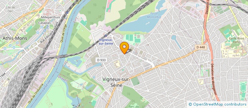 localisation de l'entreprise NOUS PRODUCTION à VIGNEUX-SUR-SEINE