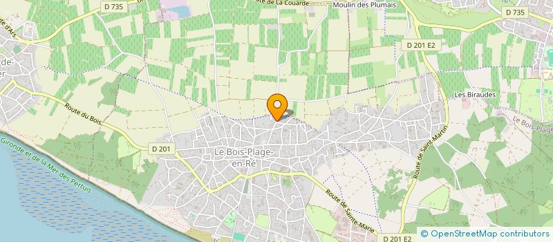 localisation de l'entreprise NOUS QUATRE  LE BOIS-PLAGE-EN-RE