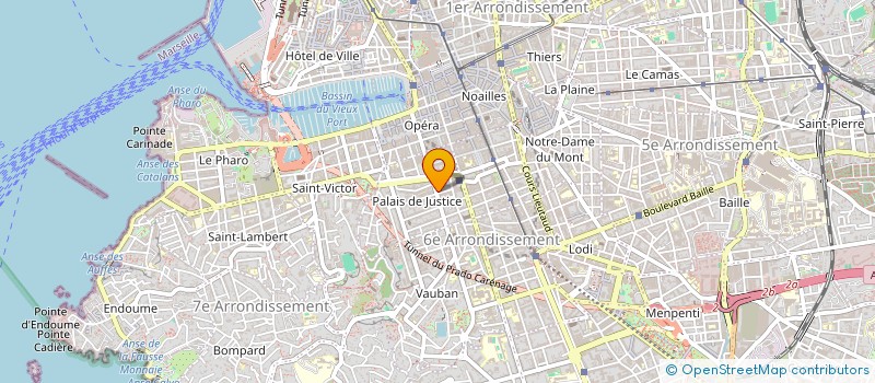 localisation de l'entreprise NOUS RESTERONS VOS PERES à MARSEILLE