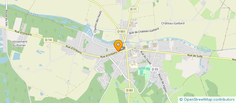 localisation de l'entreprise NOUS SEPT à TIGY