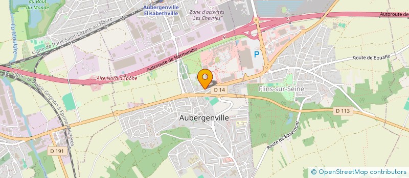 localisation de l'entreprise NOUS SOMMES AMIS AUBERGENVILLE-DIEBURG  AUBERGENVILLE