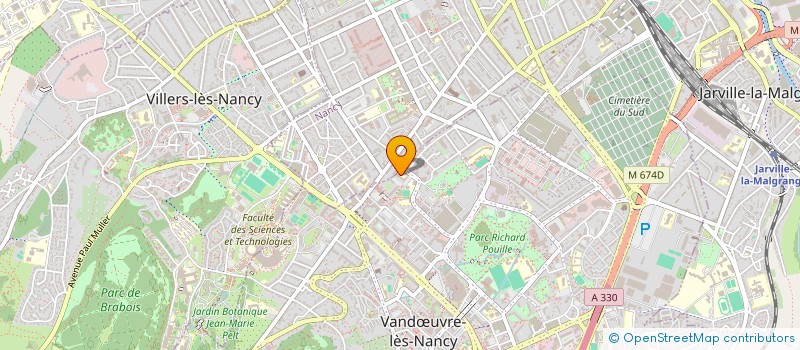 localisation de l'entreprise NOUS SOMMES LA  VANDUVRE-LES-NANCY