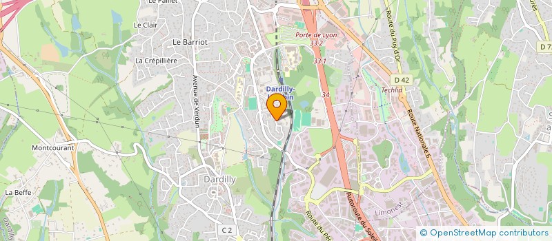 localisation de l'entreprise NOUS SOMMES LA METROPOLE  DARDILLY