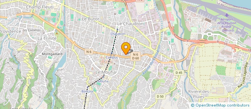 localisation de l'entreprise NOUS TIEMBO NOU LARG PAS 974 à SAINT-DENIS