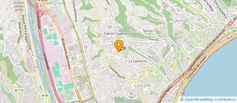 localisation de l'entreprise NOUS TROIS  NICE