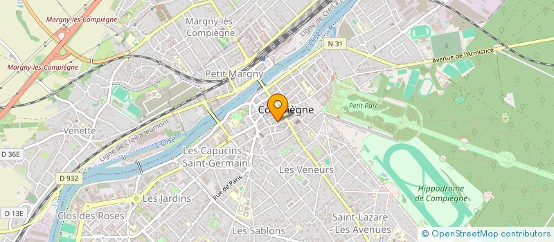 localisation de l'entreprise NOUS VOILA  COMPIEGNE