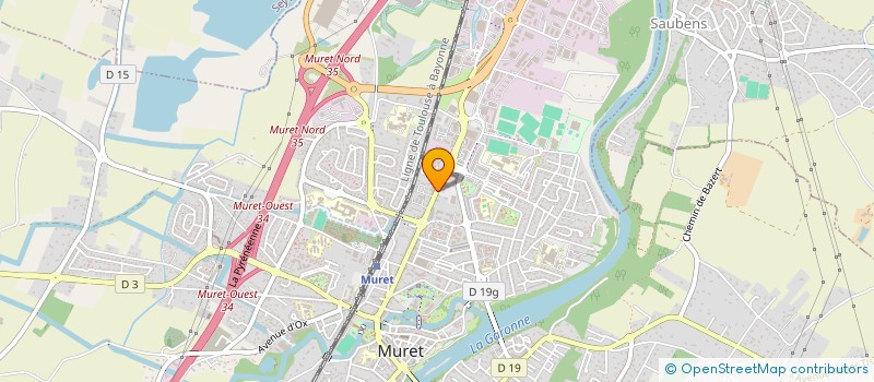 localisation de l'entreprise NOUS VOS BUREAUX  MURET