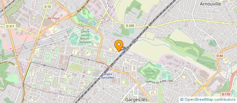localisation de l'entreprise NOUSS à SARCELLES