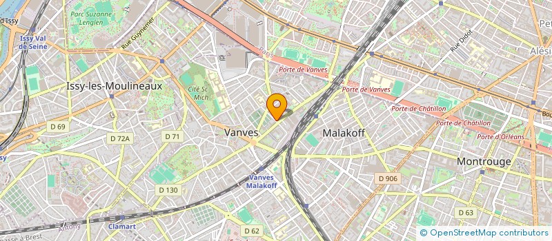 localisation de l'entreprise NOUSS à VANVES