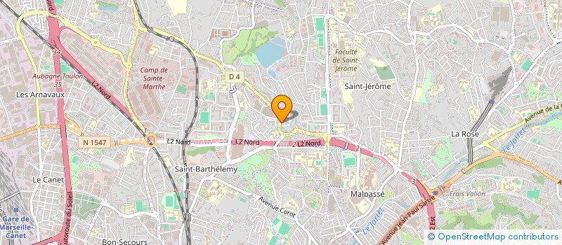localisation de l'entreprise NOUSSA BEAUTY à MARSEILLE