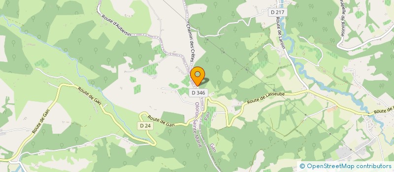 localisation de l'entreprise NOUSTE HENRIC  GAN