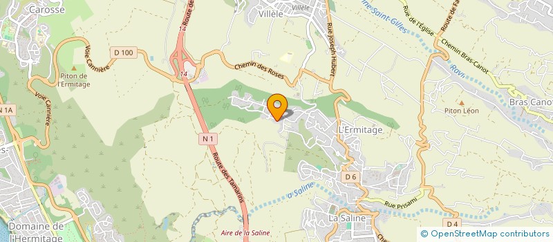 localisation de l'entreprise NOUT PILOU  SAINT-PAUL