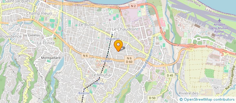 localisation de l'entreprise NOUT' RACINE à SAINT-DENIS