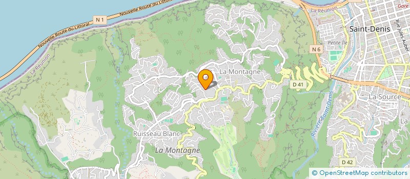 localisation de l'entreprise NOUT SENTIER  SAINT-DENIS