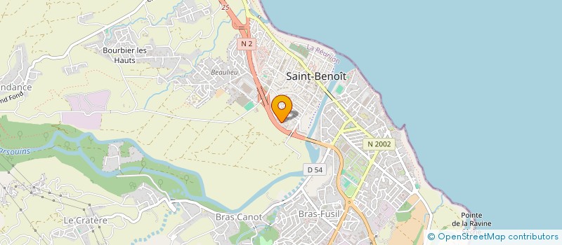 localisation de l'entreprise NOUT TOUTE ANSAMB à SAINT-BENOIT