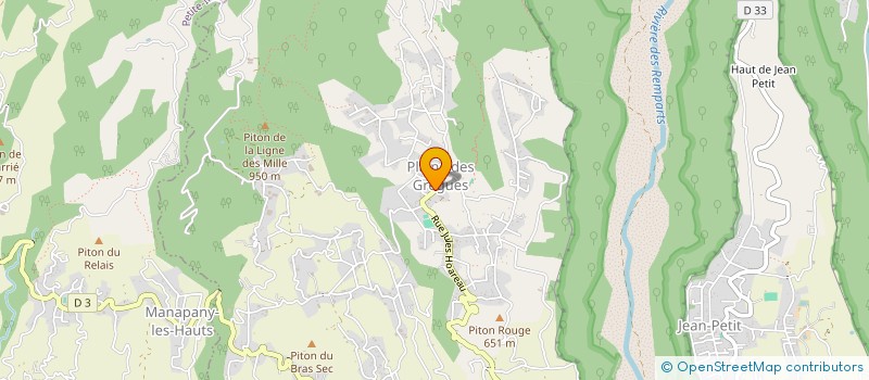 localisation de l'entreprise NOUT ZARL'OR FRUITS ET LEGUMES  SAINT-JOSEPH