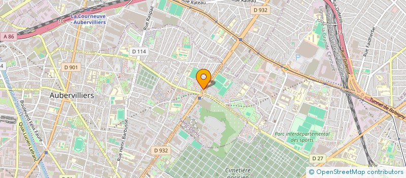 localisation de l'entreprise NOUV CIEL SERV ECHANG CULT LING SINO FRA  AUBERVILLIERS