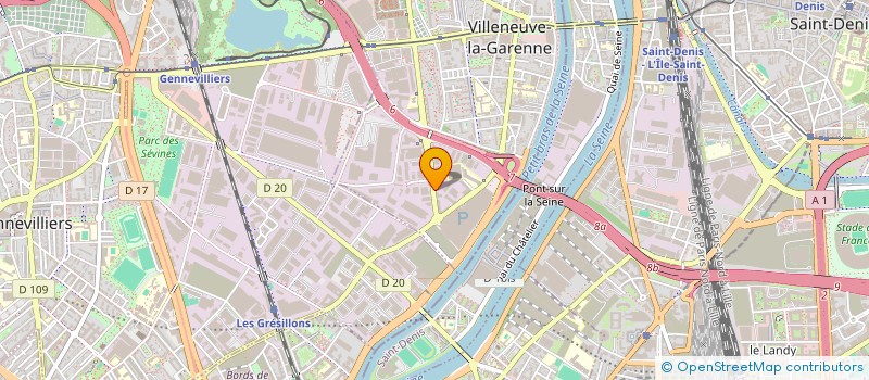 localisation de l'entreprise NOUV FORCE SCE PAR ABREVIATION N.F.S. à VILLENEUVE-LA-GARENNE